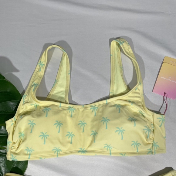 NEW Stoney Clover Lane | Palm‎ Tree | Bikini Top [ L ] + Scoop Bottom [ M ] - Picture 5 of 12
